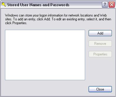 Stored Passwords